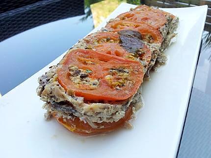 recette Terrine de tomates aux sardines