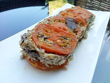 recette Terrine de tomates aux sardines