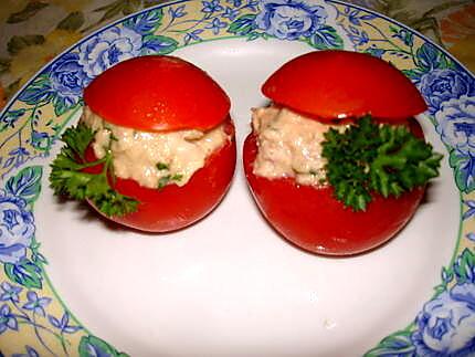 recette Tomates au thon