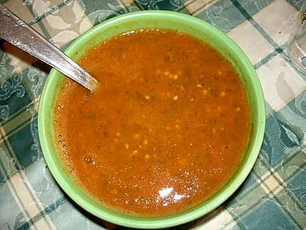 recette soupe à la tomate (rapide)