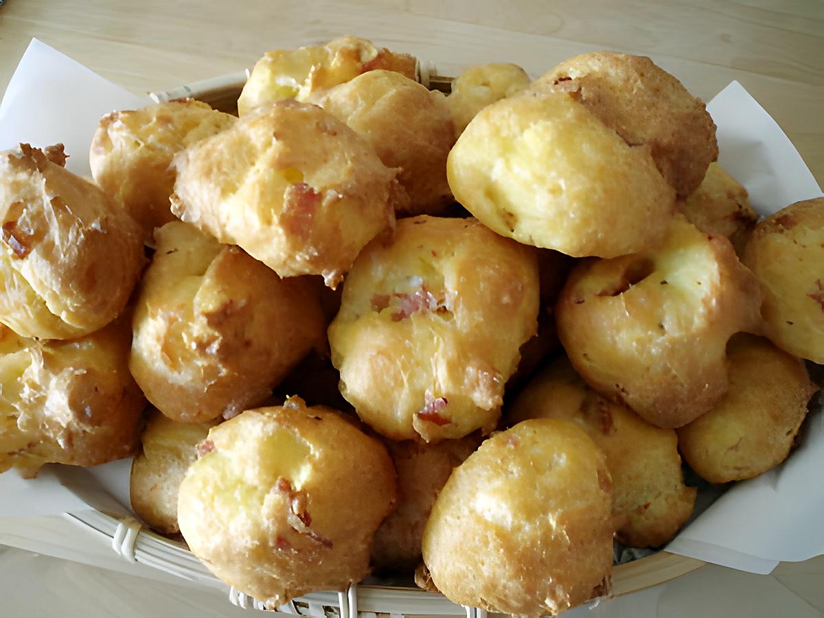 recette Chouquettes emmental-jambon