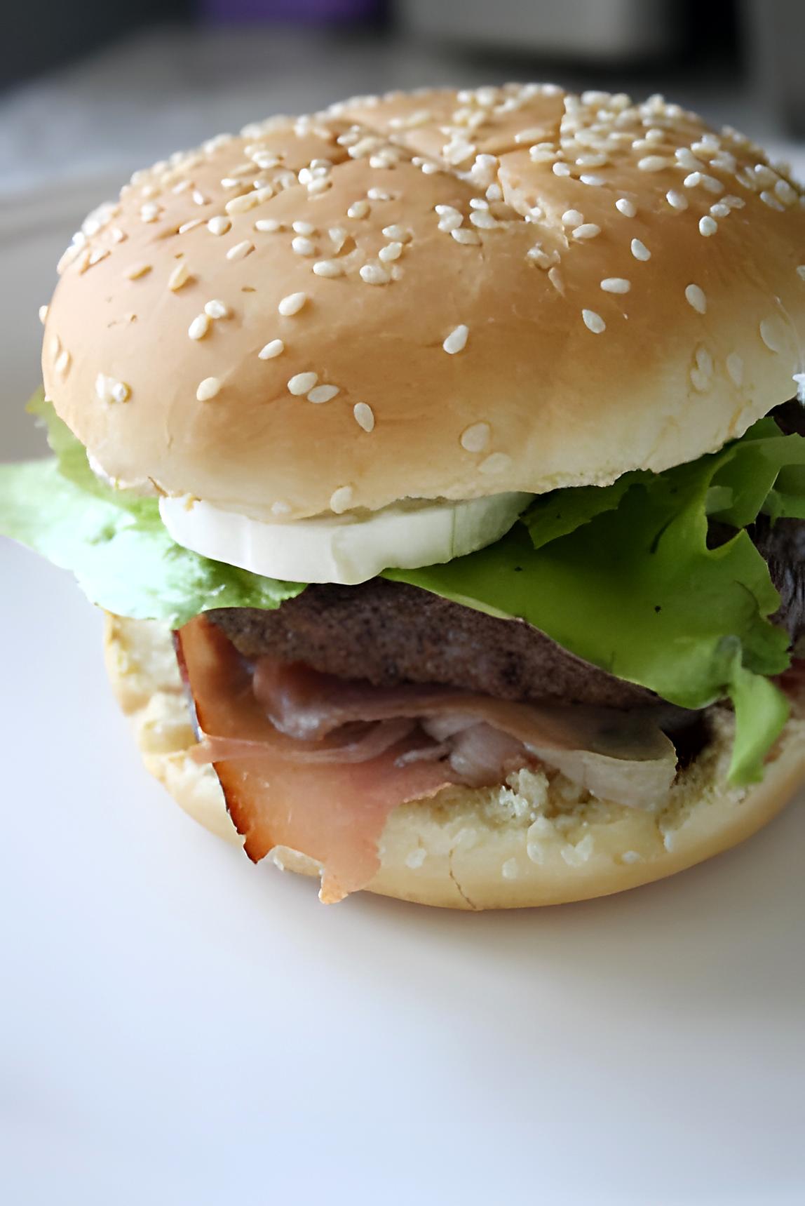 recette Hamburger au chèvre