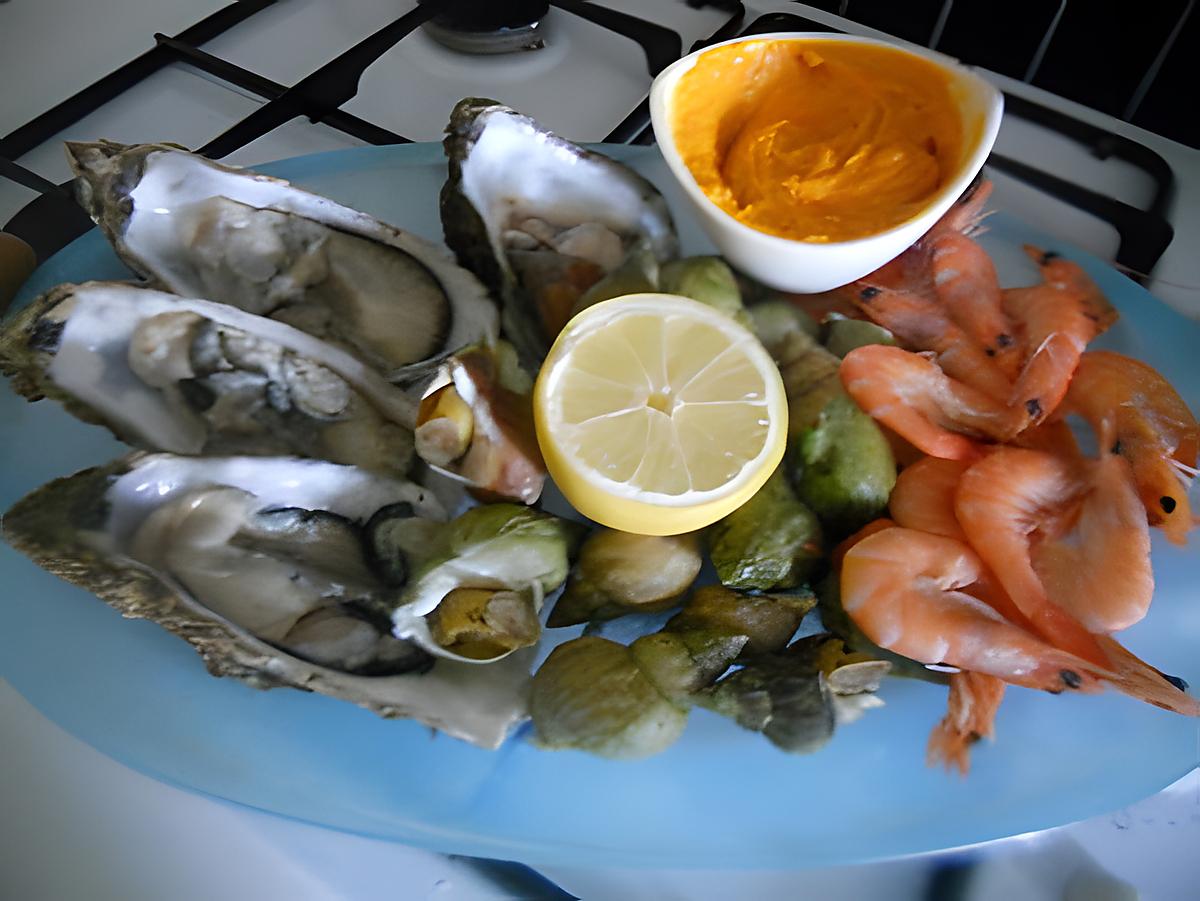 recette Plateau de fruit de mer maison