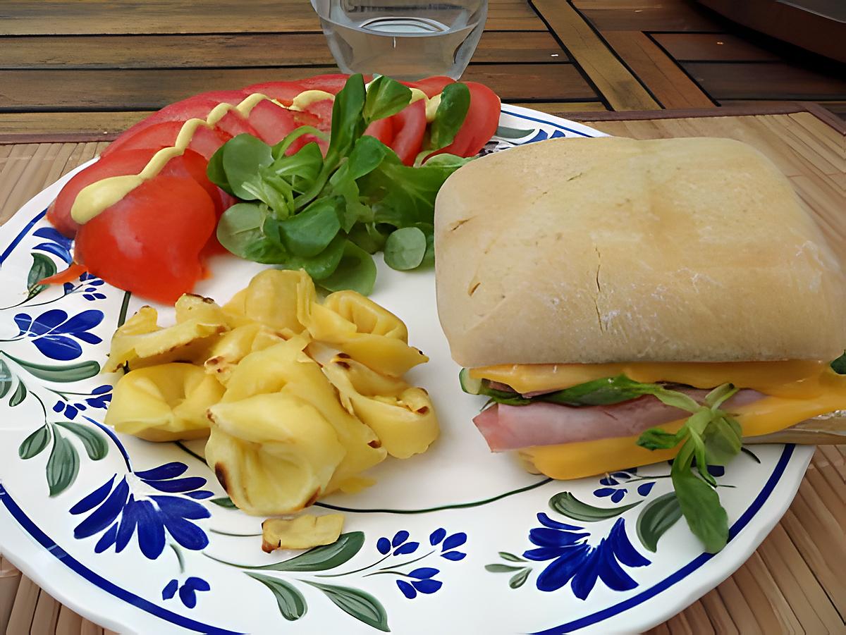 recette Hamburger au jambon