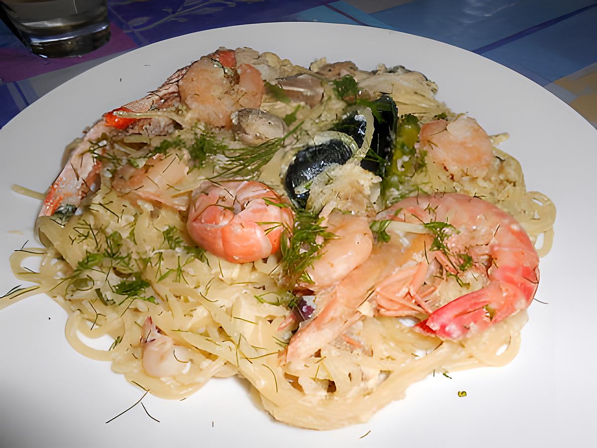 recette CARBONARA  DI  PESCE