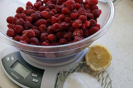 recette Coulis de framboises