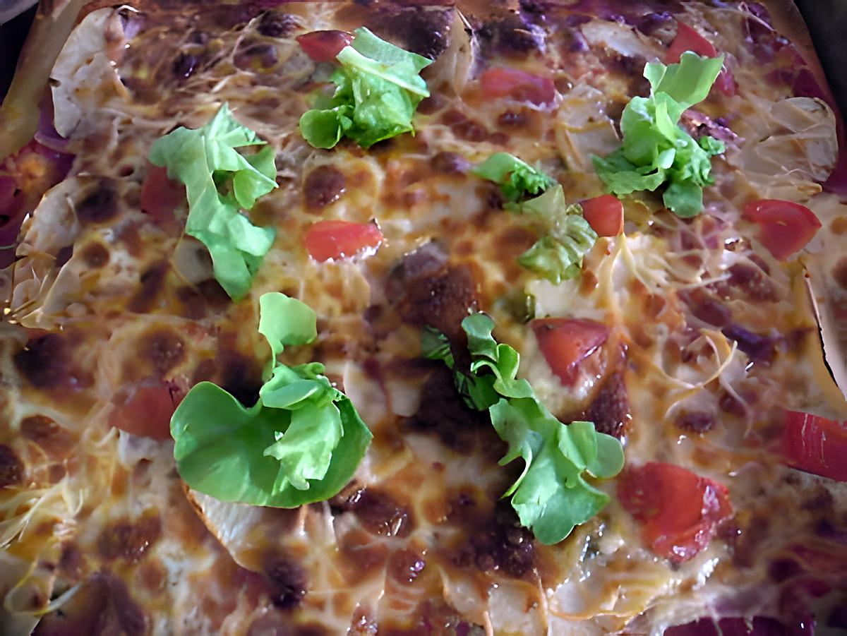 recette PIZZA QUEBECOISE- ideal diabetique