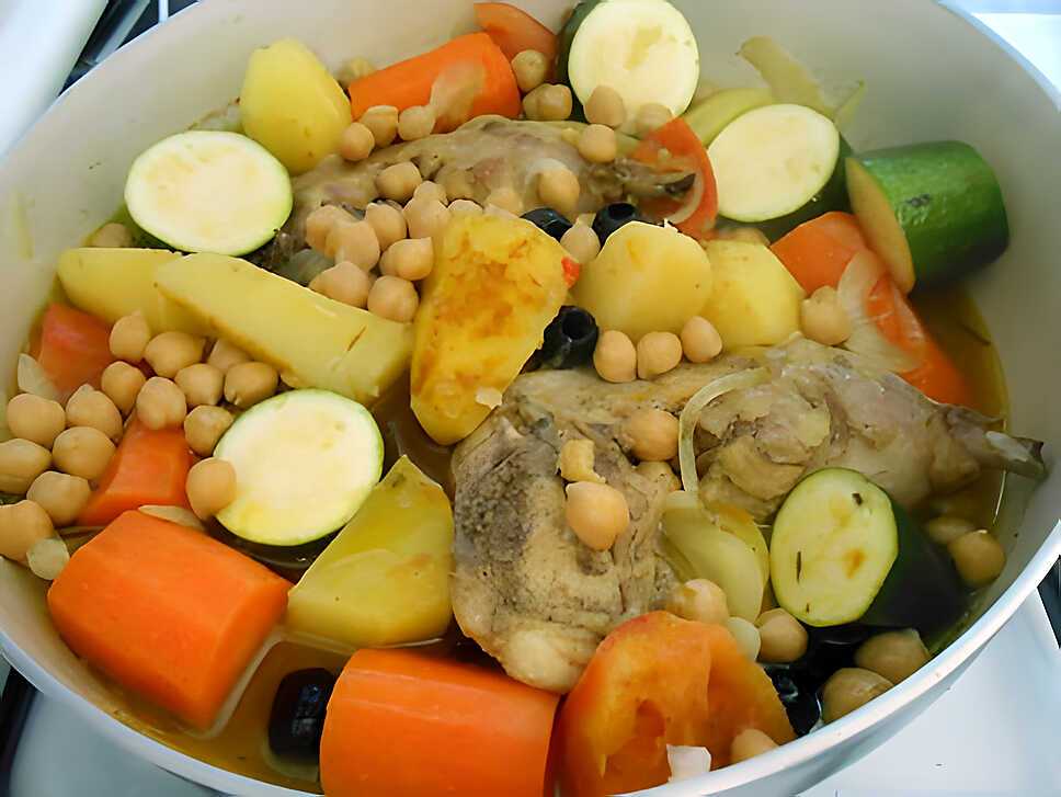 recette POULET TAJINE A MA FACON