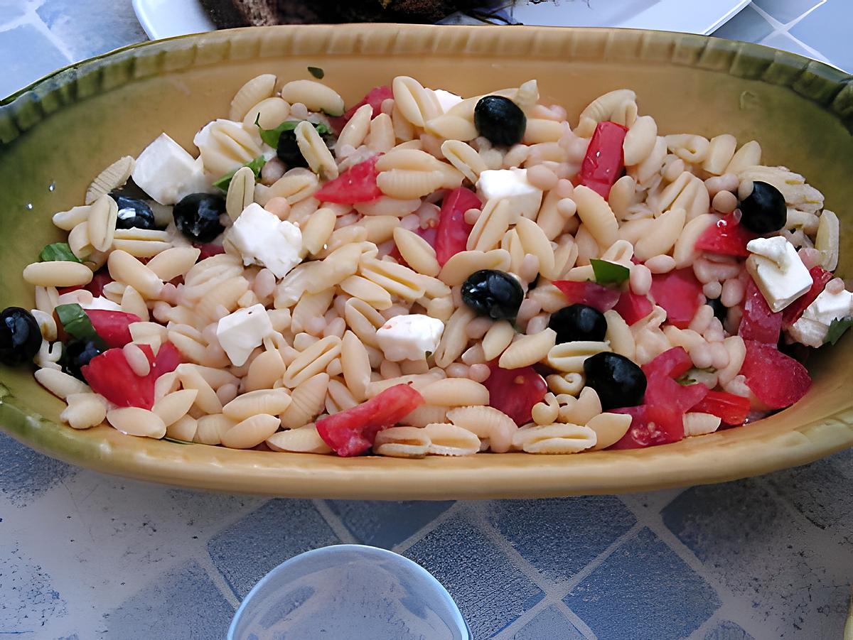 recette Salade de pâte à la grecque