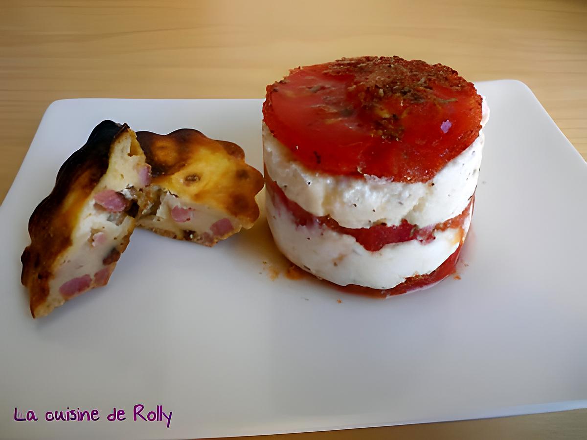 recette Mille feuilles tomate, chèvre frais et basilic