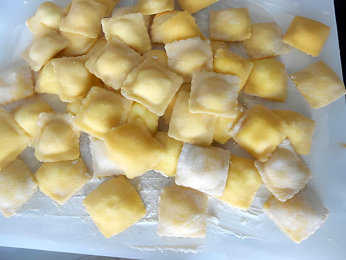 recette Ravioli au 3 fromage maison