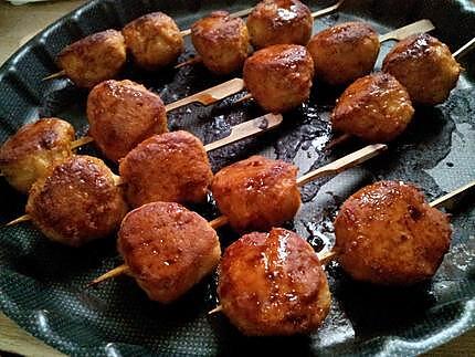 recette Brochettes japonnaises au poulet