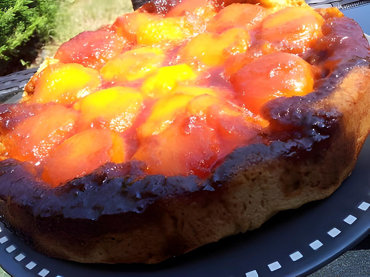 recette Tarte tatin aux peches