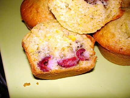 recette Muffins aux cerises fraiches