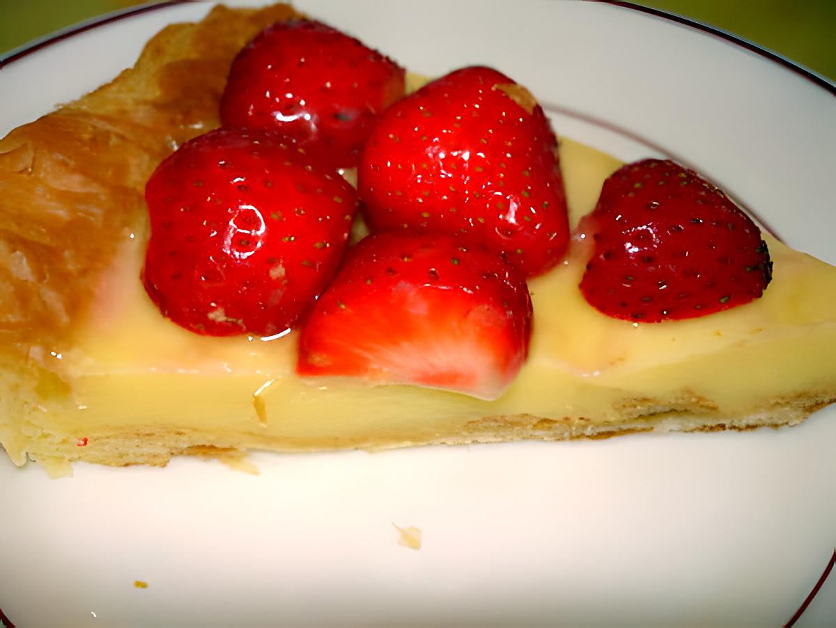 recette tarte aux fraises