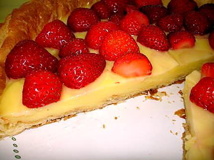 recette tarte aux fraises