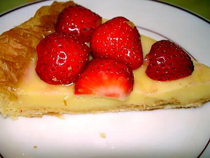 recette tarte aux fraises