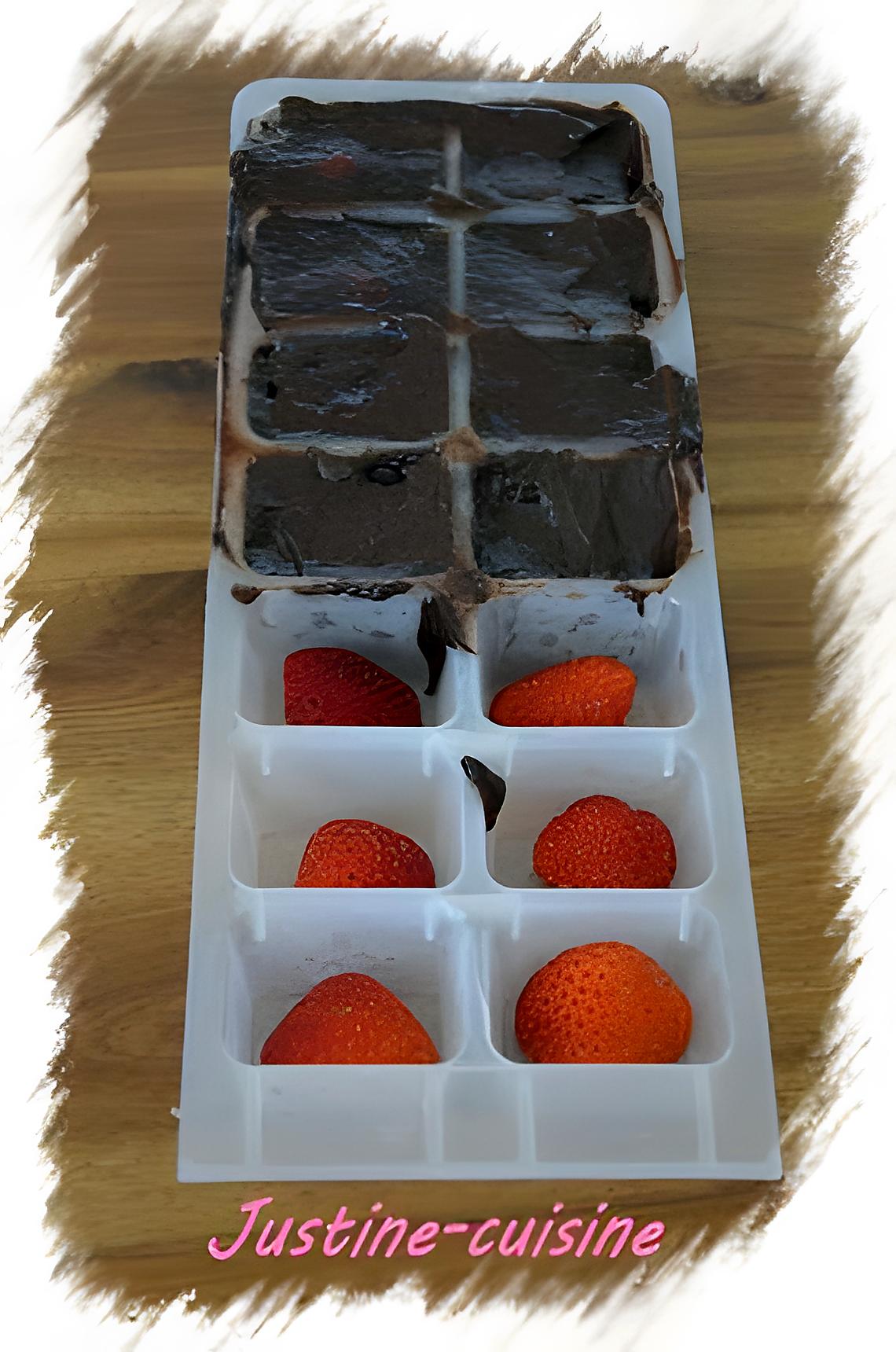 recette Petites douceurs aux fraises et au chocolat