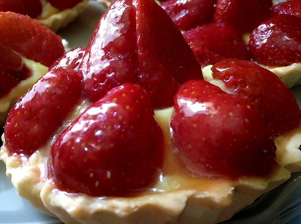 recette Tartelettes aux fraises