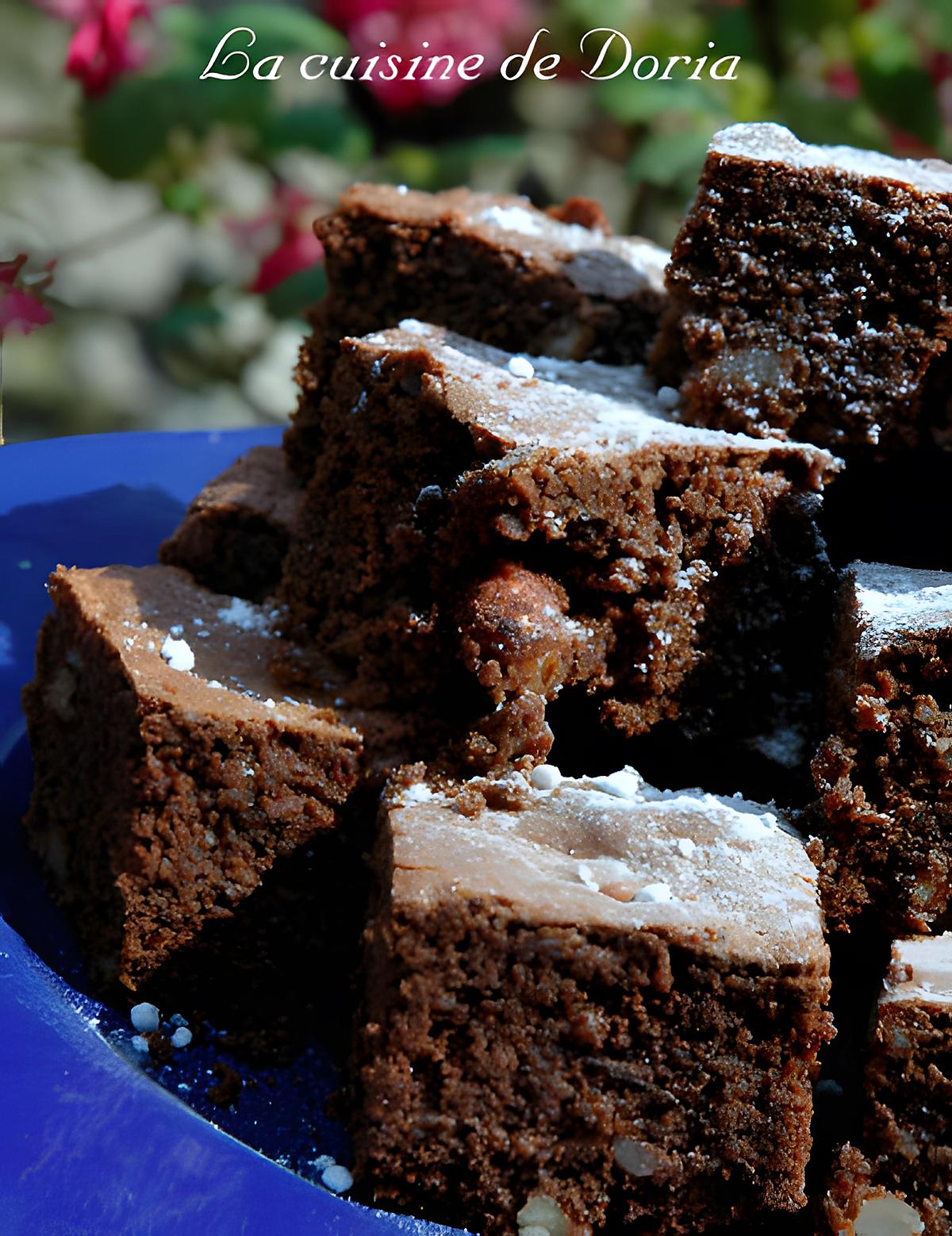 recette Fondant au chocolat et noisettes