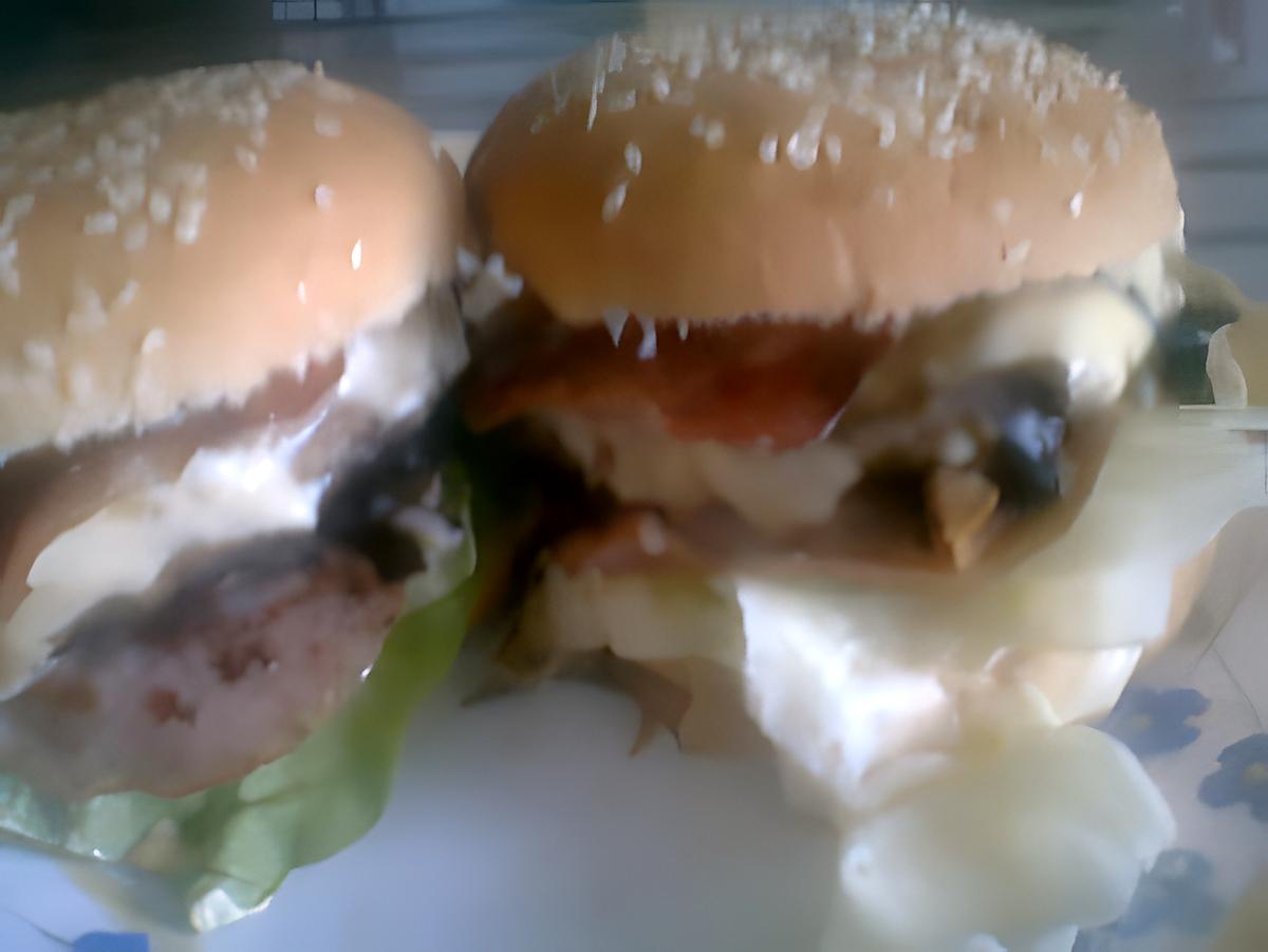 recette mes Hamburgers maison