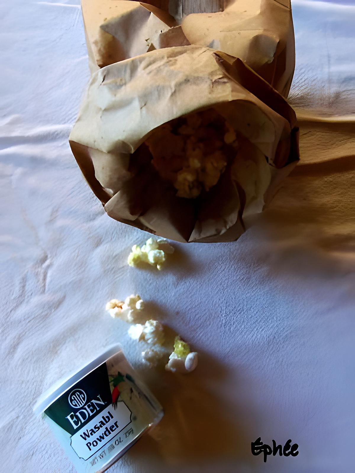 recette Pop corn au wasabi