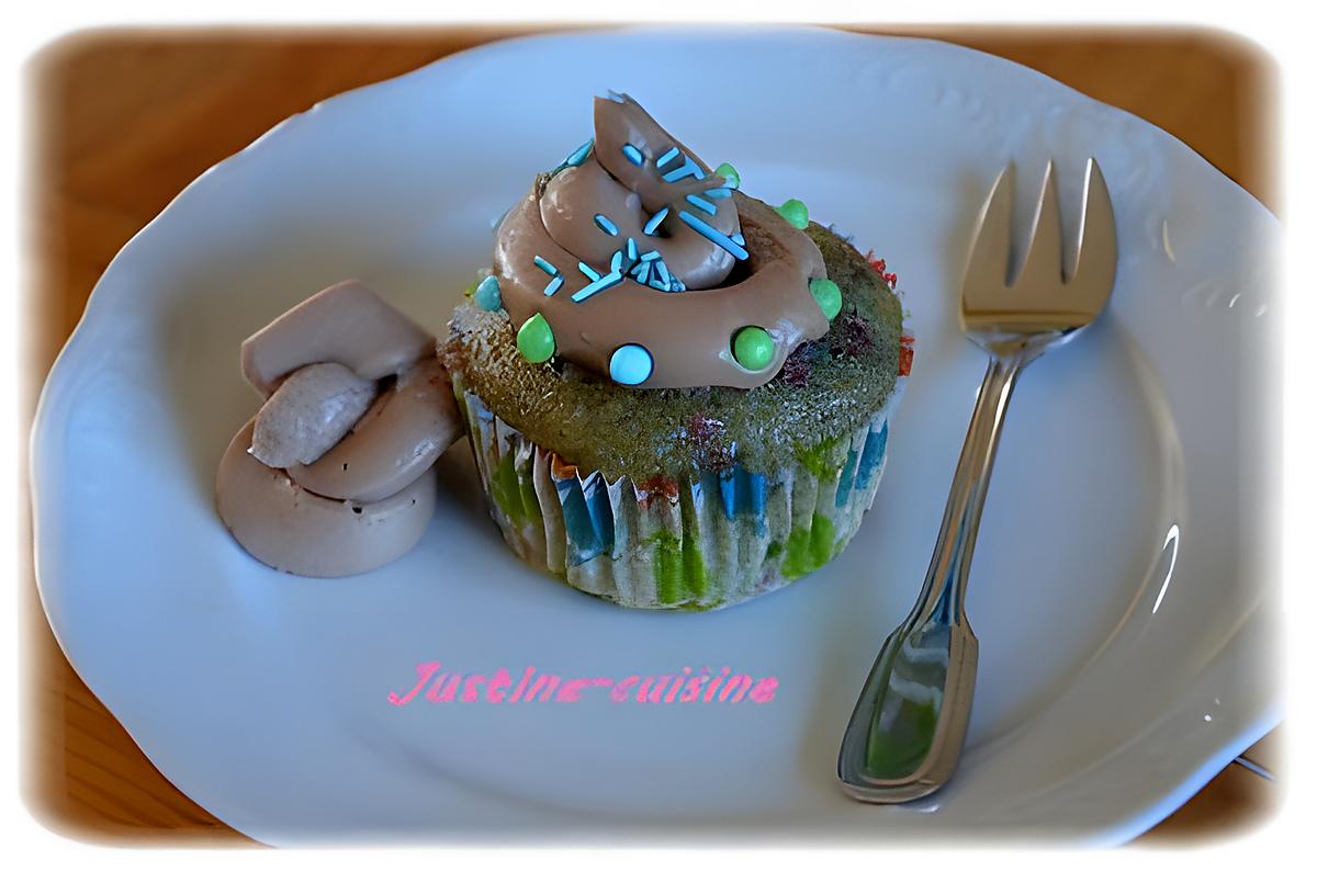 recette Cupcake au yaourt, framboises et chocolat