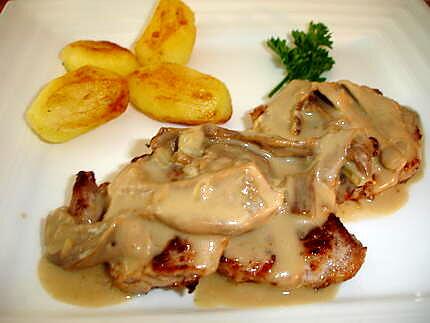 recette Filet mignon de porc sauce champignon bolet