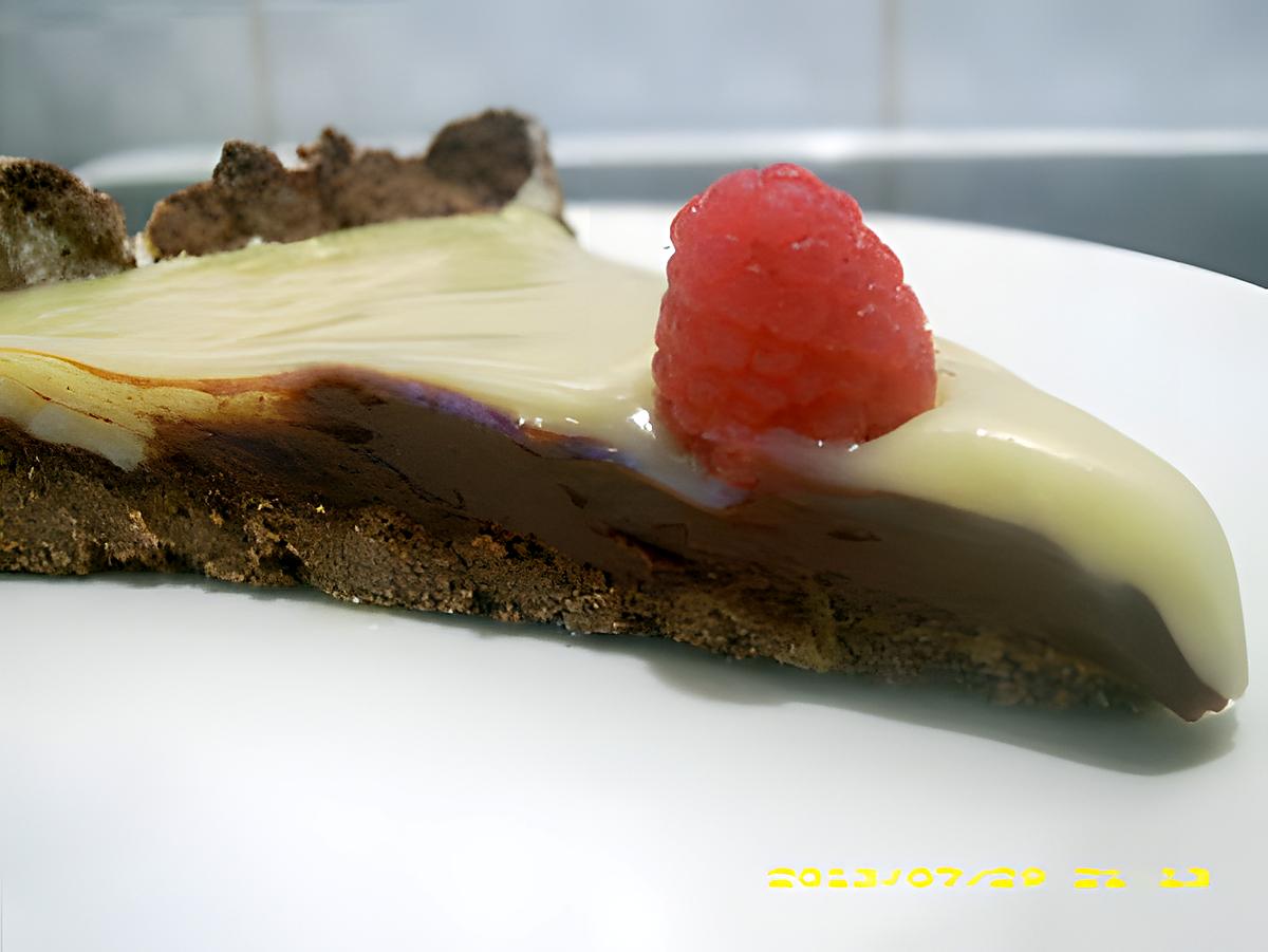 recette tarte aux deux chocolats