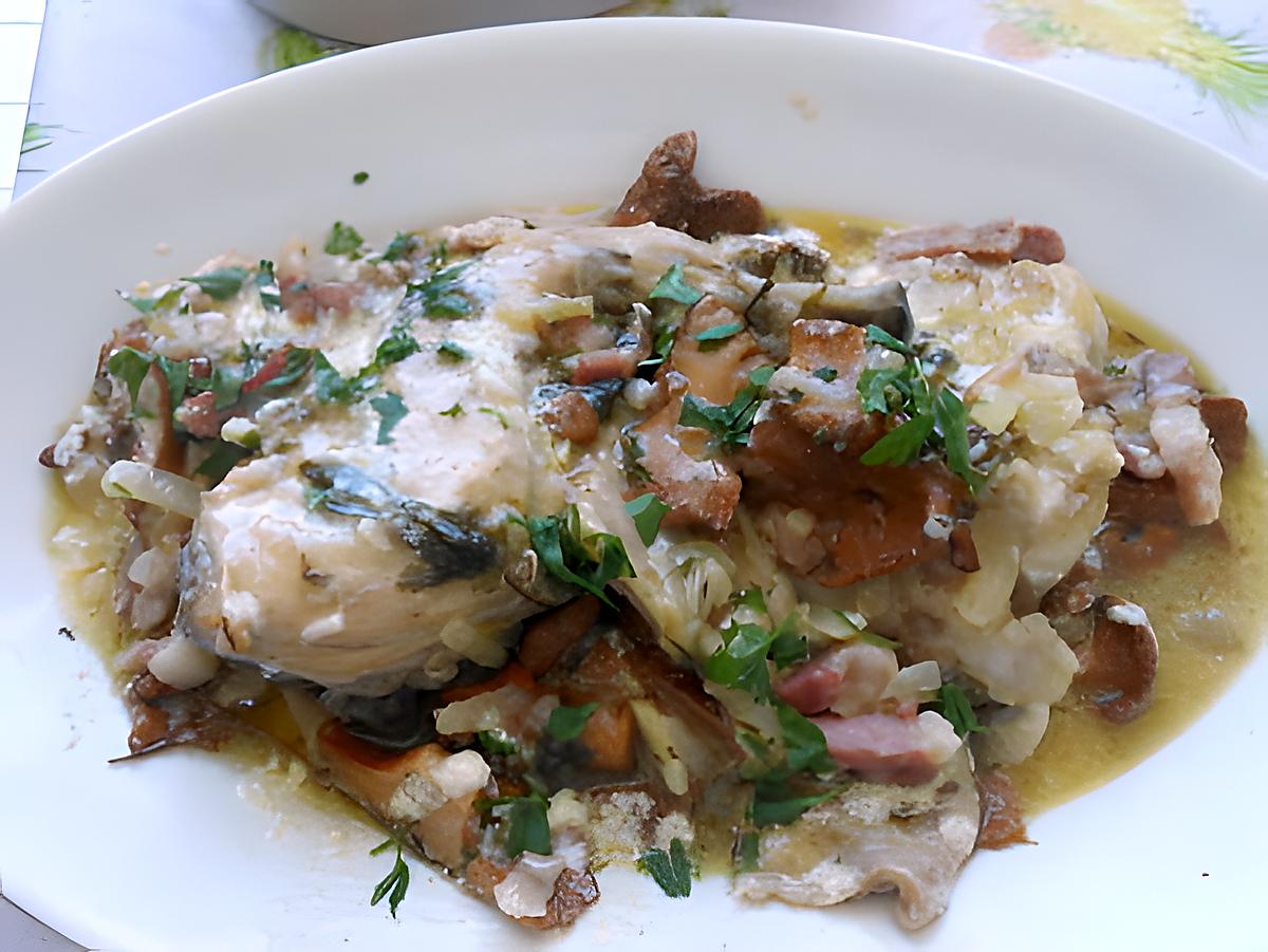 recette BLANQUETTE  DE  LAPIN  AUX  GIROLLES