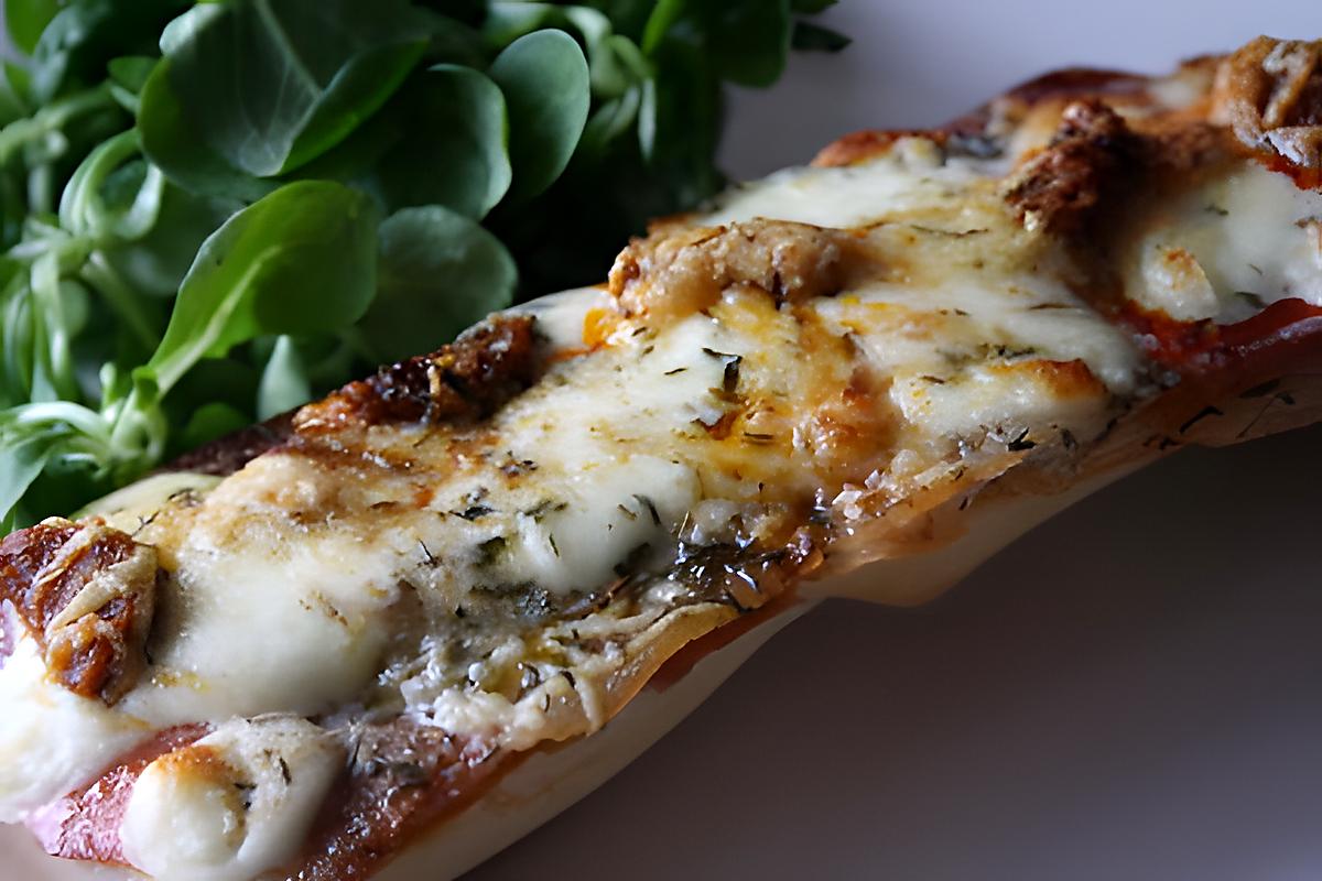 recette Tartine ''pizza"