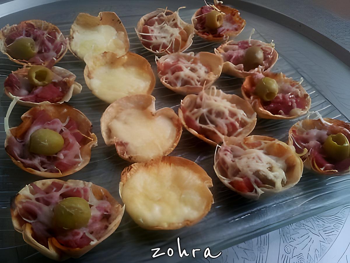 recette tortilla facon mini pizza