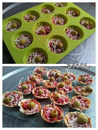 recette tortilla facon mini pizza