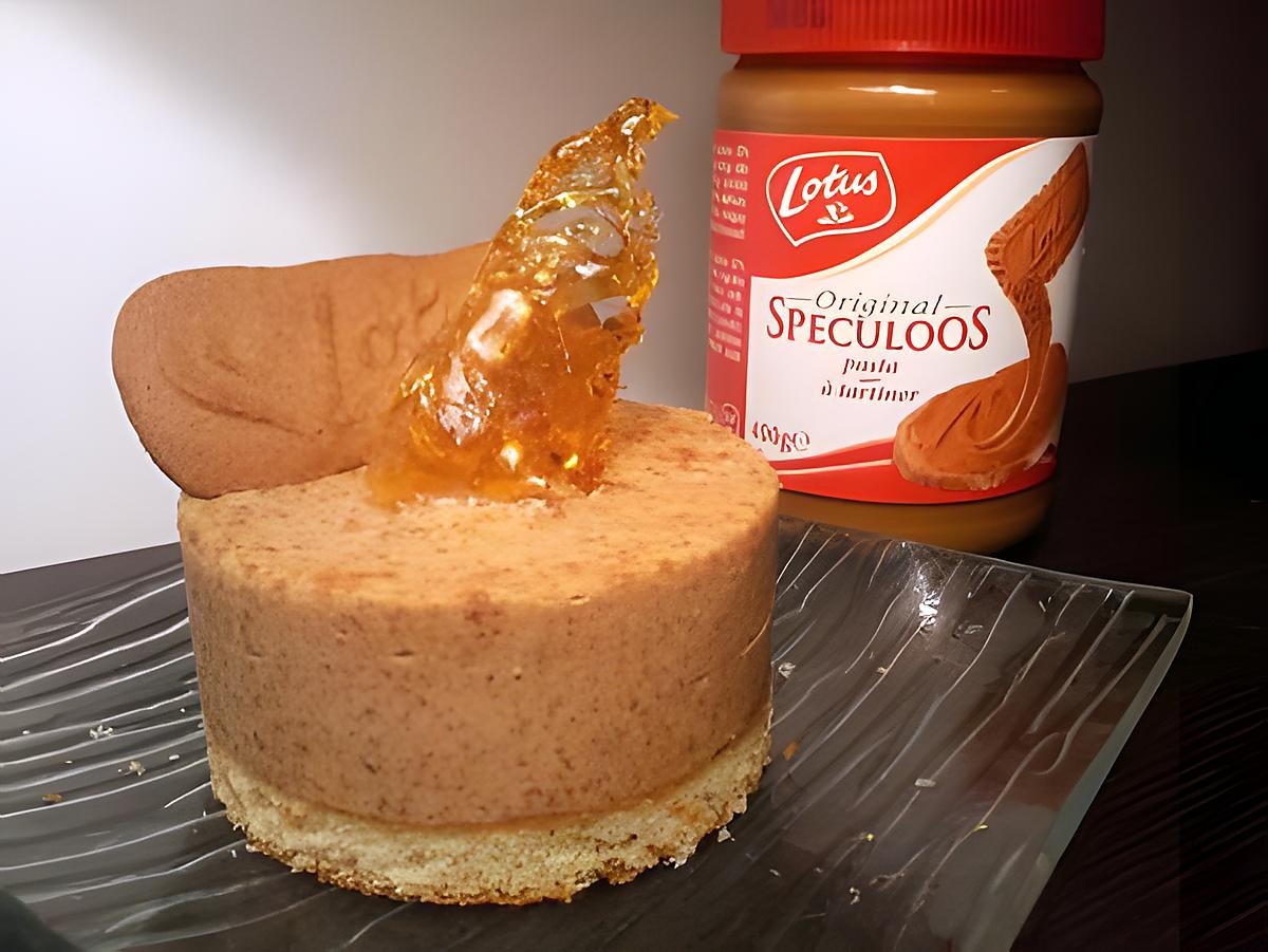 recette mousse speculos sur genoise