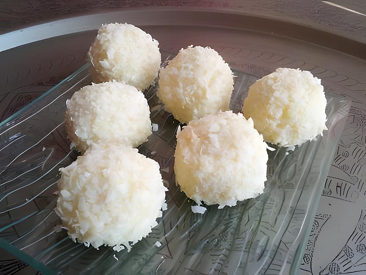 recette boule coco facon raffaelo