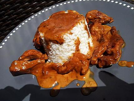 recette Poulet sauce à la moutarde et au miel