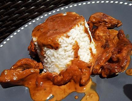 recette Poulet sauce à la moutarde et au miel