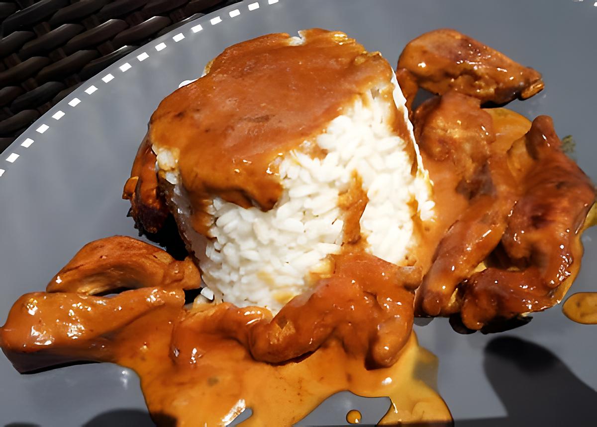 recette Poulet sauce à la moutarde et au miel