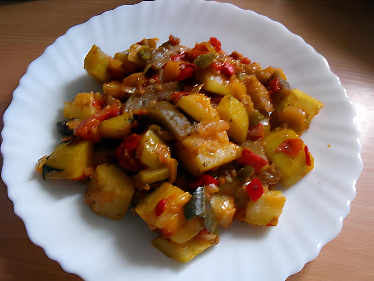 recette RATATOUILLE A L'ORIENTALE