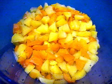 recette Compote de pommes et aux abricots.