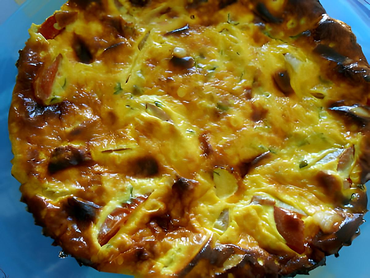 recette CLAFOUTIS  DE  RICOTTA  TOMATES