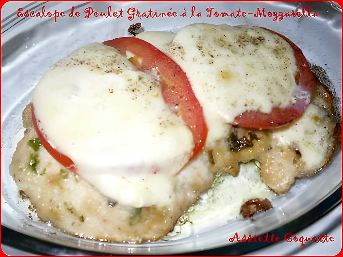 Escalope Gratinée Jambon Mozzarella Recette D'escalope De Dinde ,jambon De Parme, Mozzarella 19 Recette d'Escalope gratinée à la tomate mozzarella