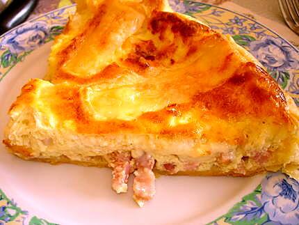 recette Quiche aux lardons et au munster