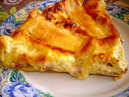 recette Quiche aux lardons et au munster