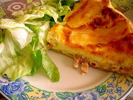 recette Quiche aux lardons et au munster