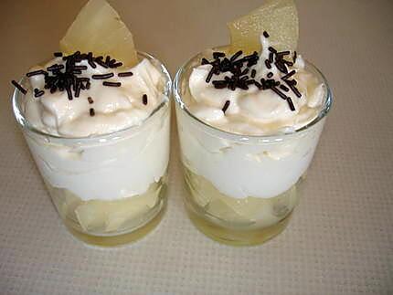 recette verrine mascarpone -ananas