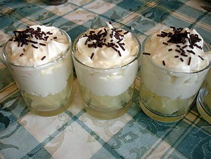 recette verrine mascarpone -ananas