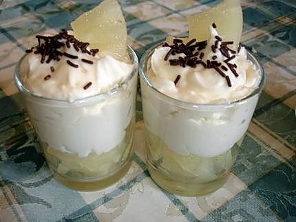 recette verrine mascarpone -ananas