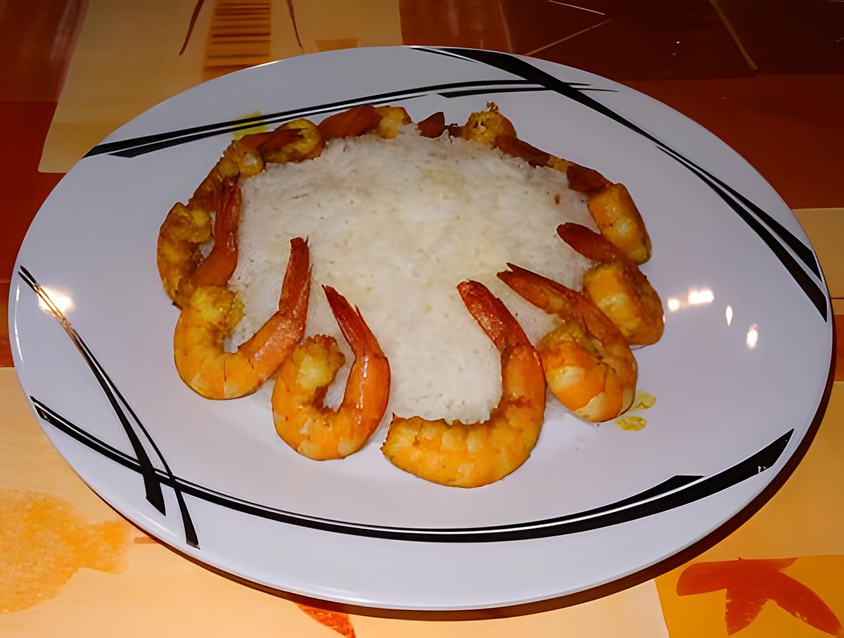 recette Crevettes au curry