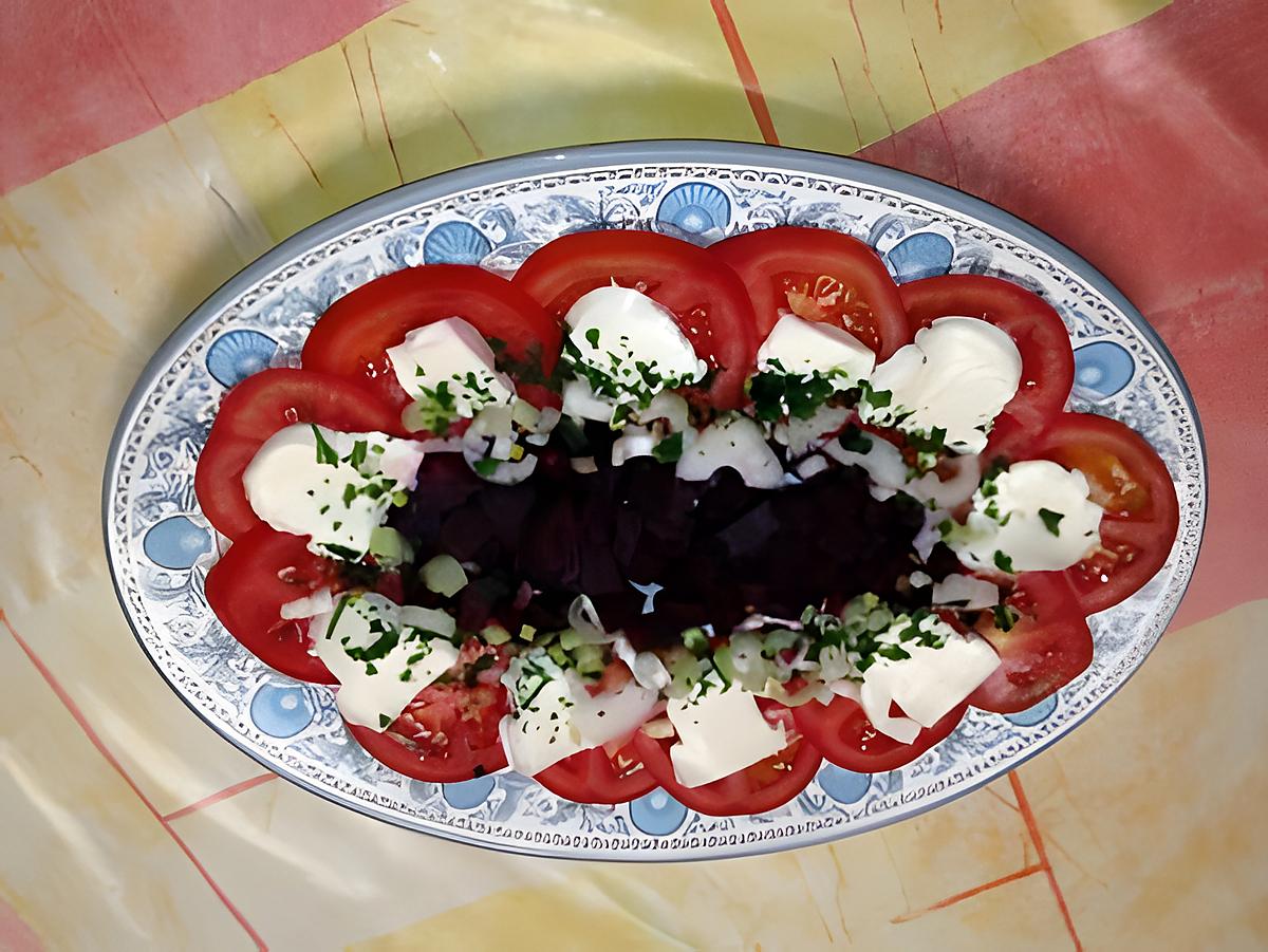 recette Salade de tomates et carotte rouge